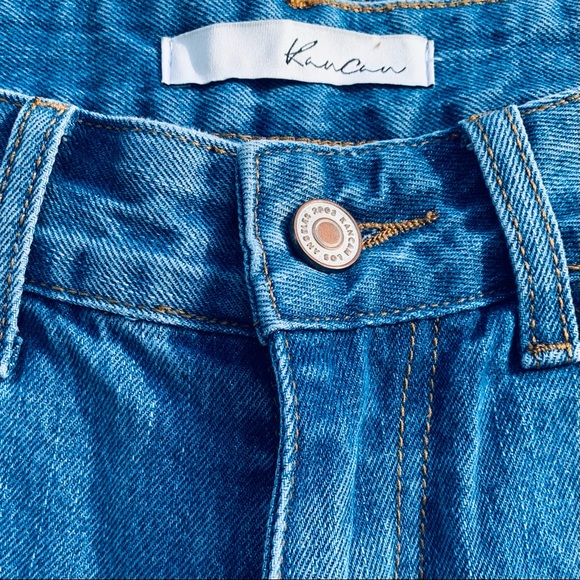 KanCan Estilo Cut Out Zipper Distressed Jeans Size 25 NWOT - Picture 6 of 11